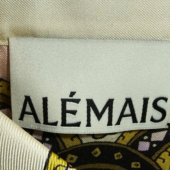 ALEMAIS paisley-print puff-sleeve maxi dress SIZE AU 6 - Picture 11 of 13